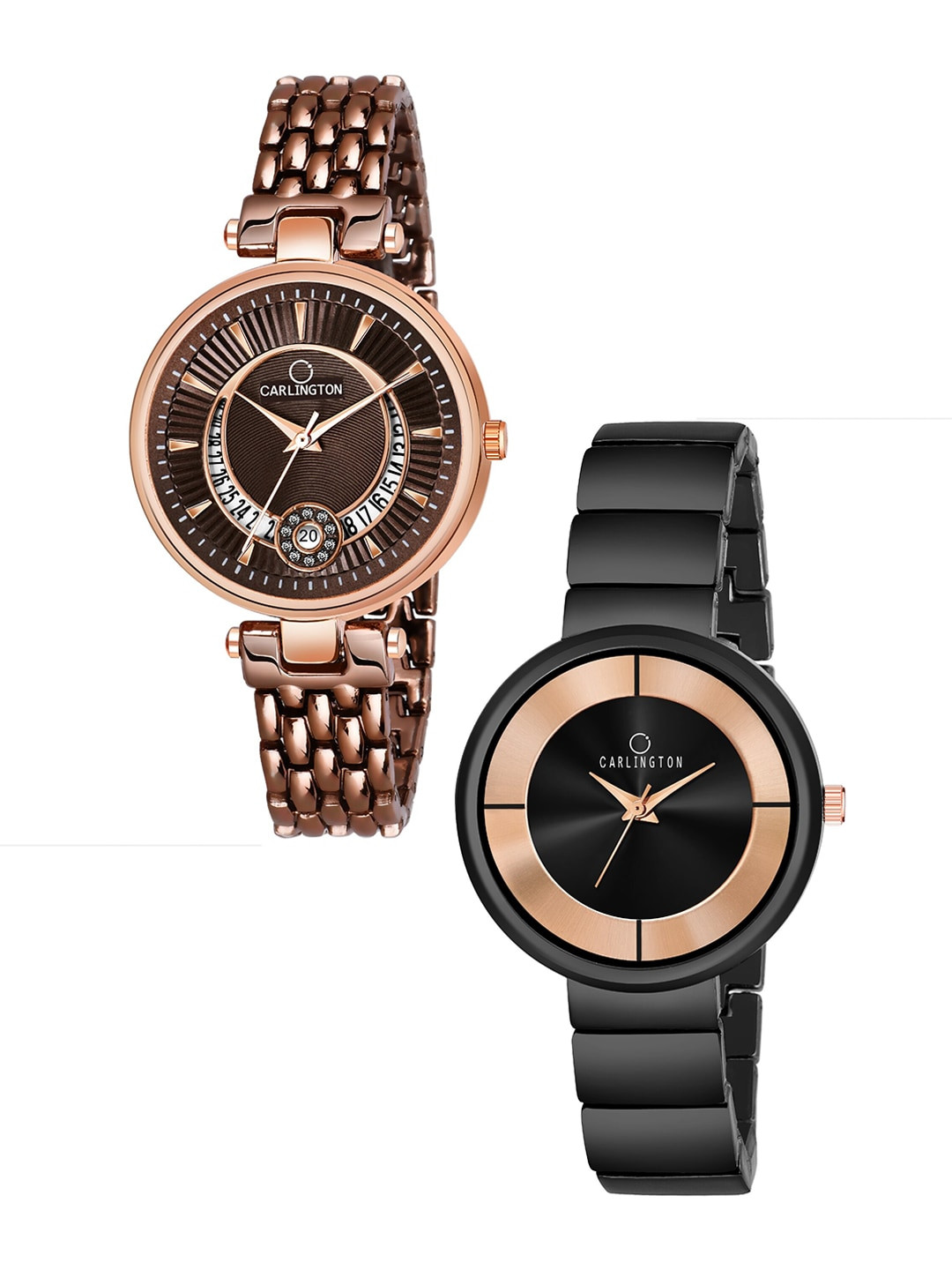 

CARLINGTON Women Brown Analogue Watch