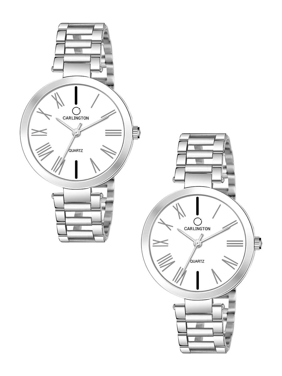 

CARLINGTON Women Silver-Toned Analogue Watch