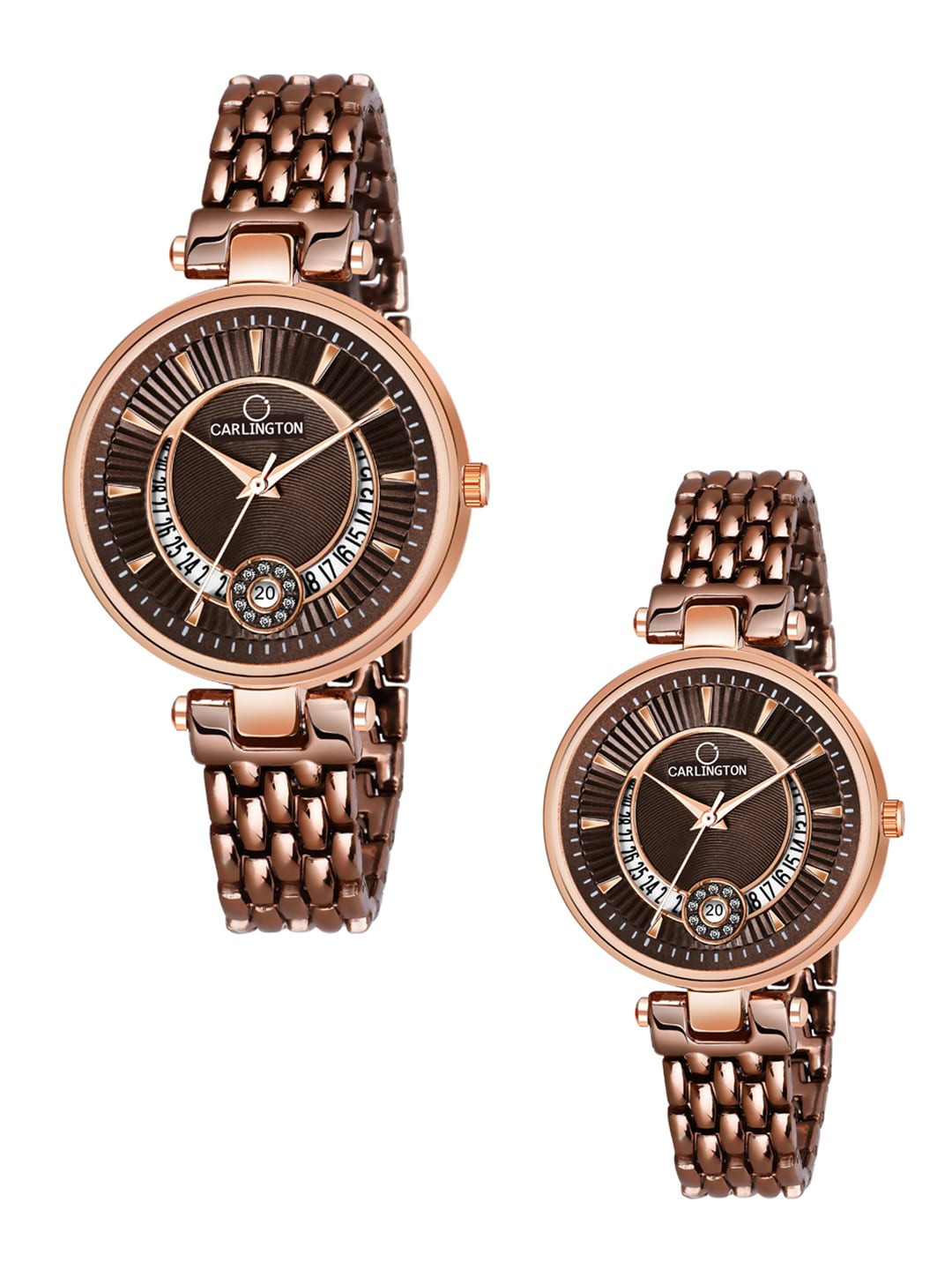 

CARLINGTON Women Brown Analogue Watch