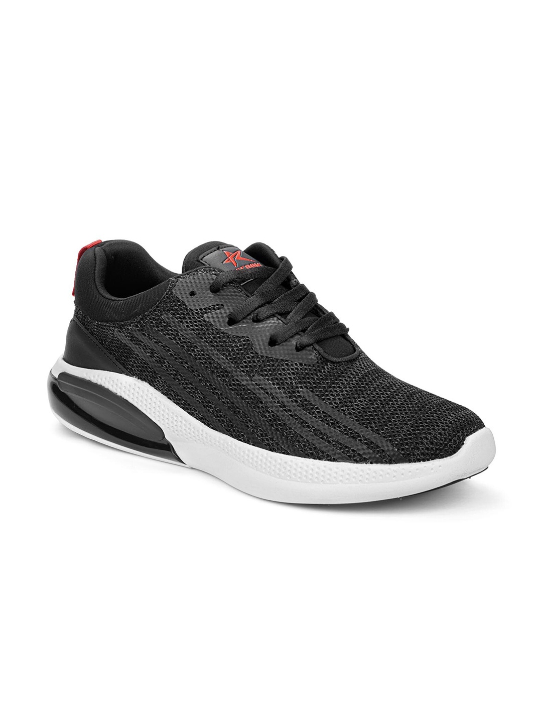 

REFOAM Men Black Mesh Running Shoes