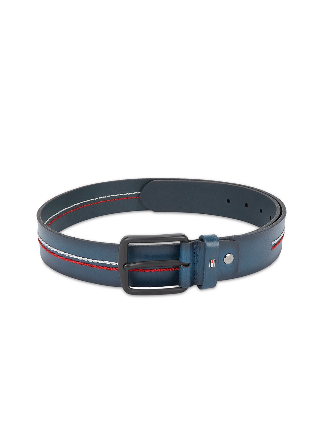 

Tommy Hilfiger Men Navy Blue Leather Belt