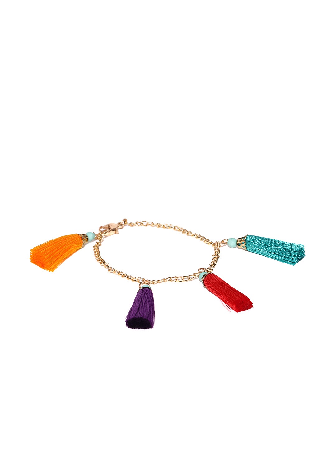 

Blueberry Multicoloured Tassel Bracelet, Multi
