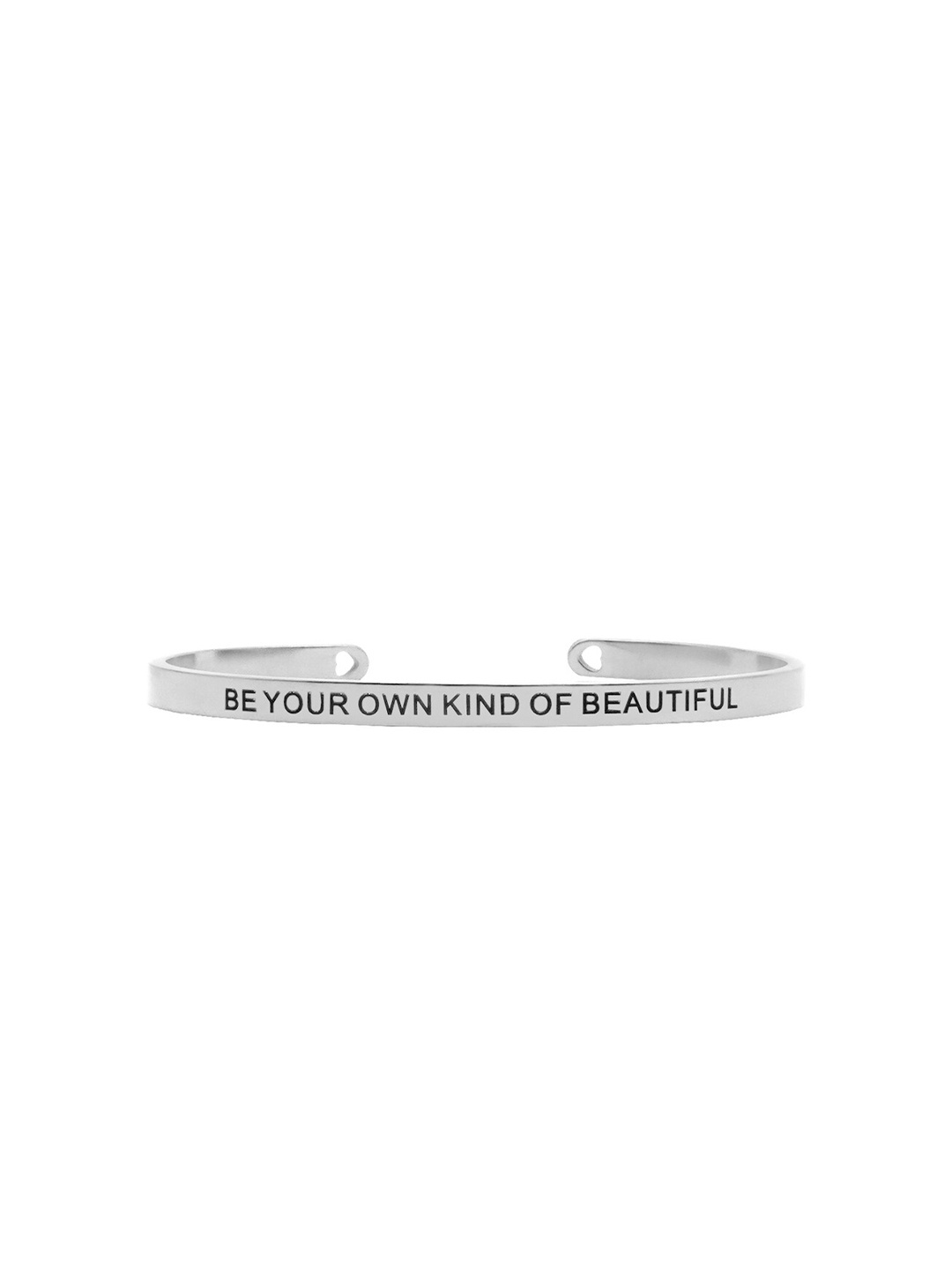 

JOKER & WITCH Silver-Plated Stainless Steel Mantra Band