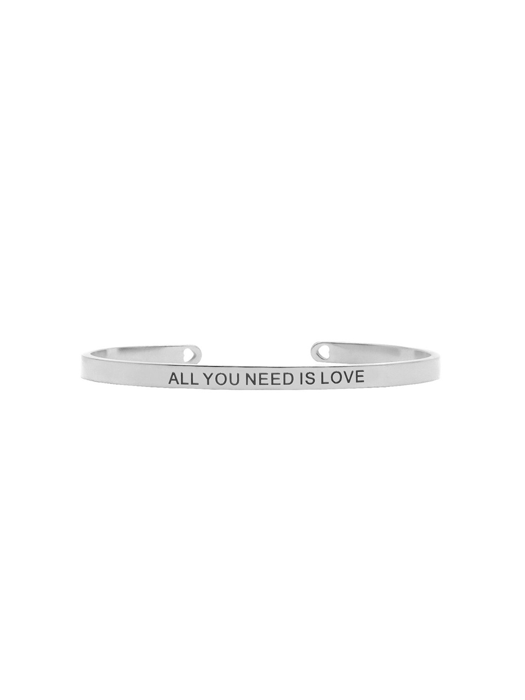 

JOKER & WITCH Silver-Plated Stainless Steel Mantra Band