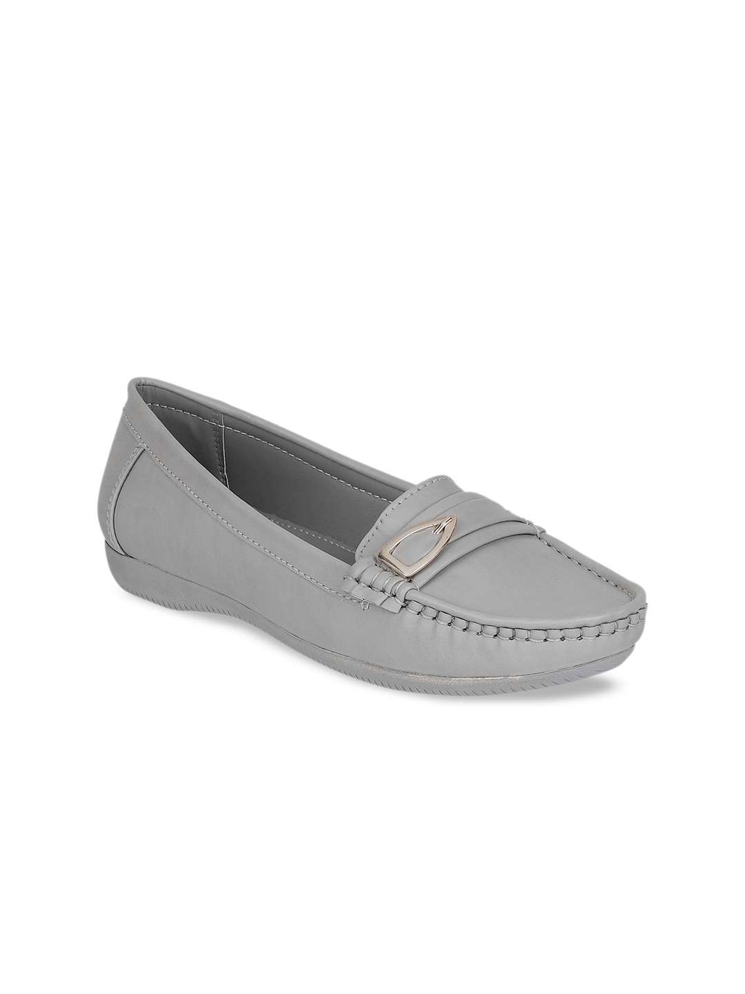 

ELLE Women Grey Colourblocked Loafers