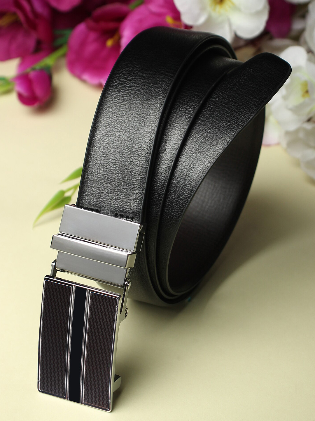 

Kastner Men Black Solid Belt