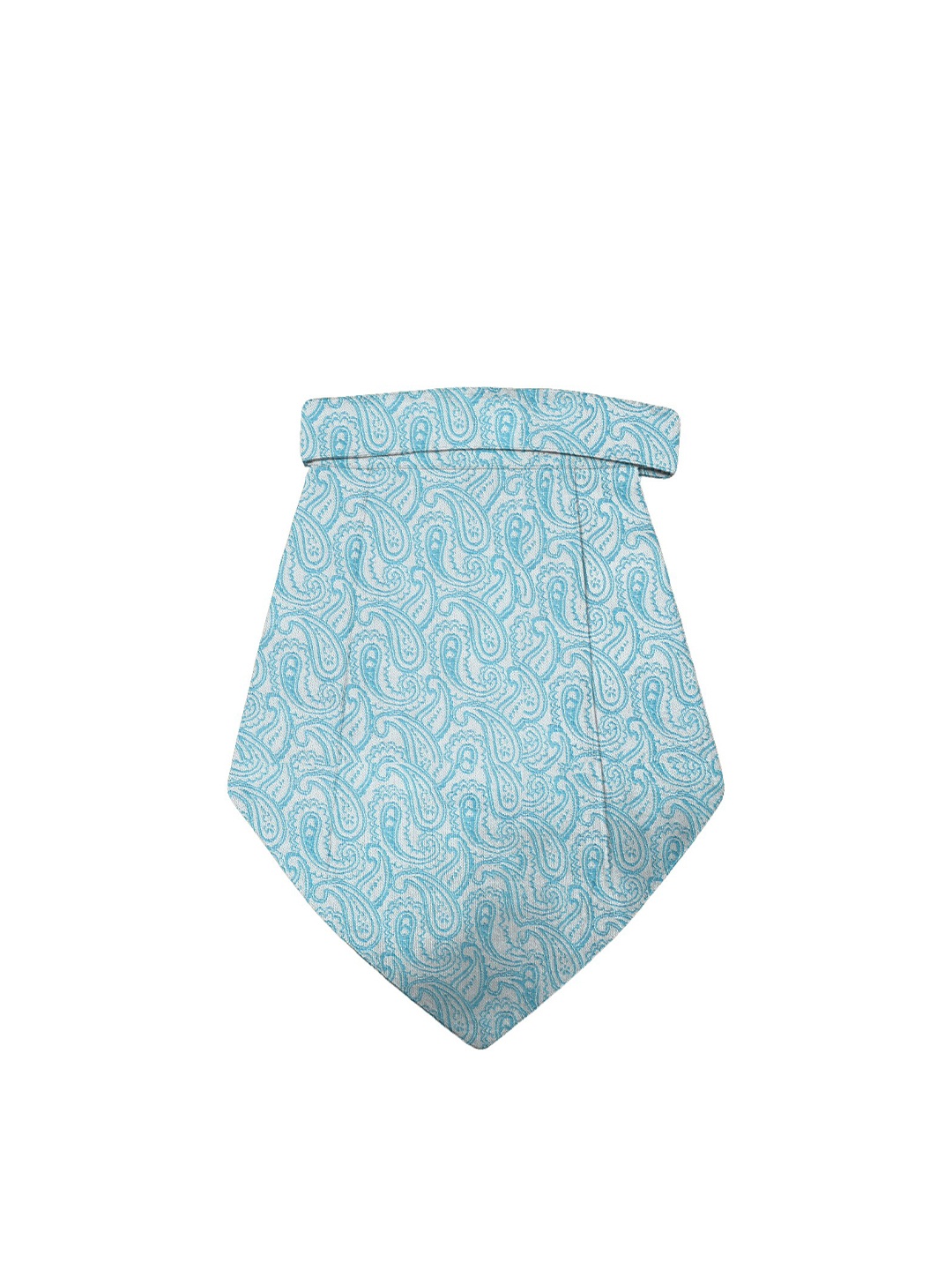 

Blacksmith White & Blue Woven Design Cravat