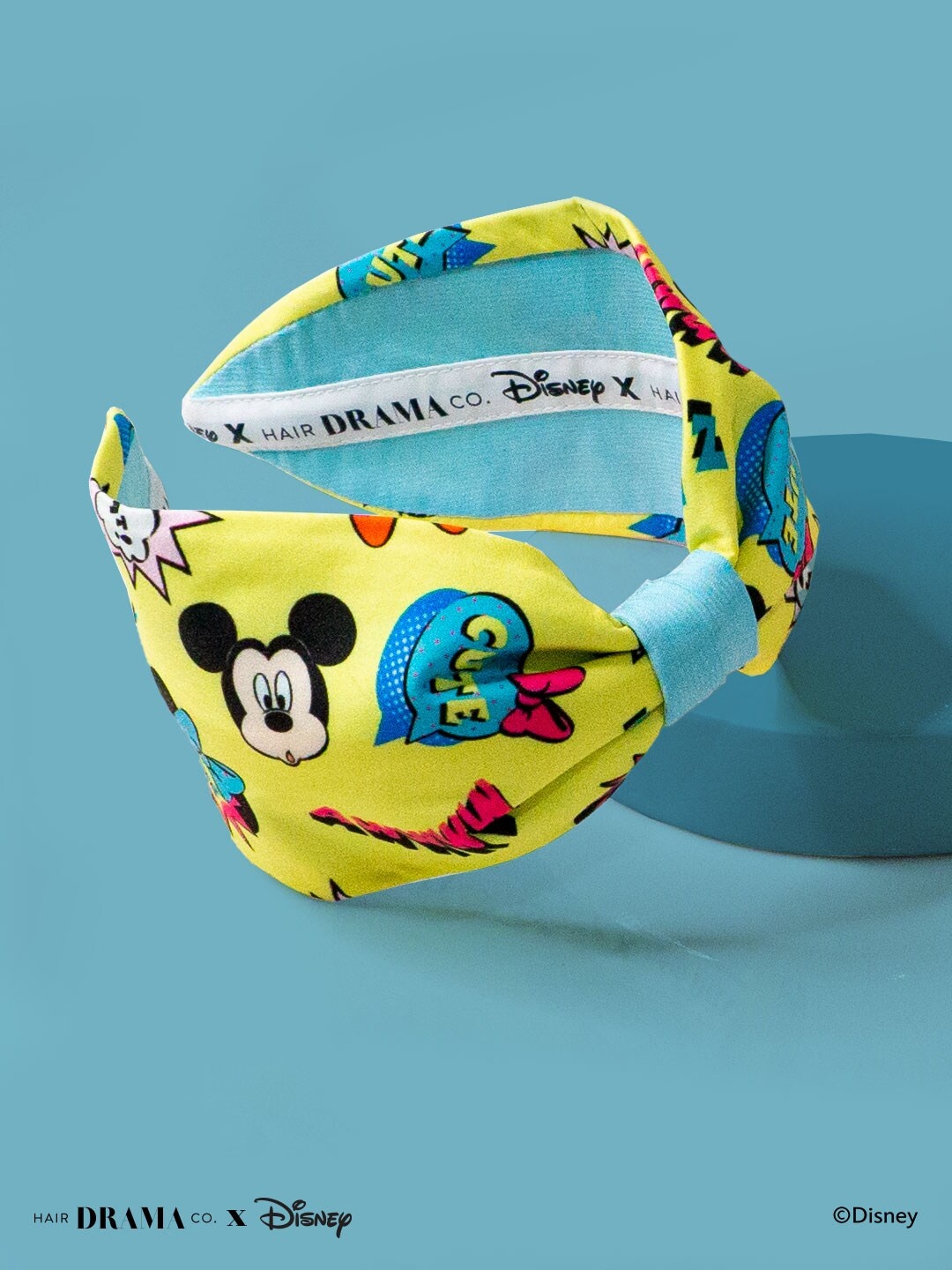 

Hair Drama Company X Disney Mickey & Friends Yellow & Blue Knotted Headband