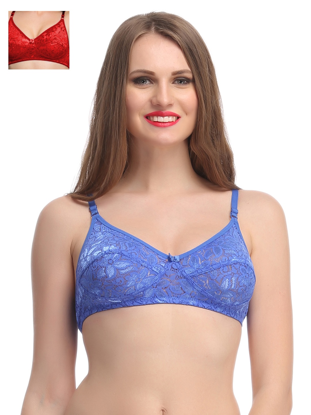 

Clovia Pack Of 2 Bra, Blue