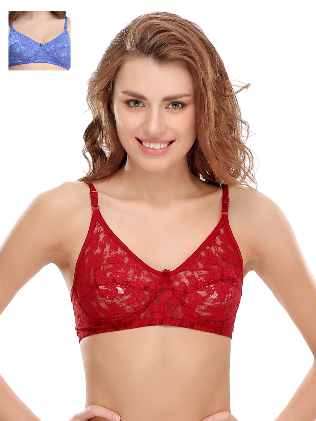 

Clovia Pack Of 2 Bra, Maroon