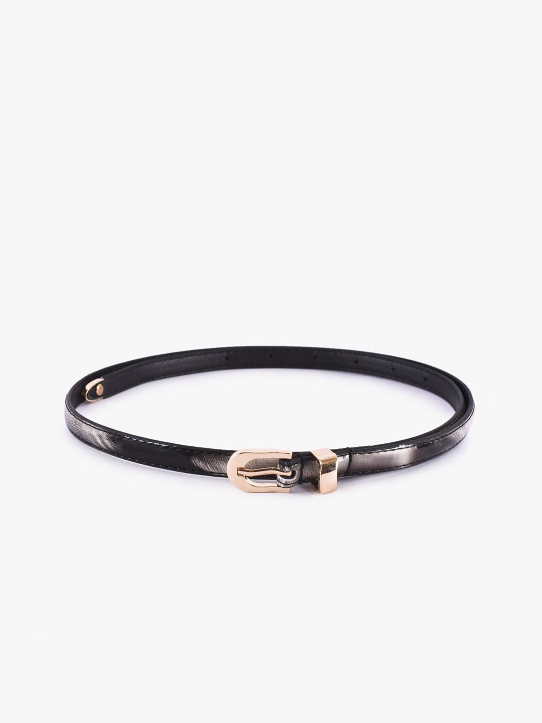 

BuckleUp Women Charcoal Solid Belt