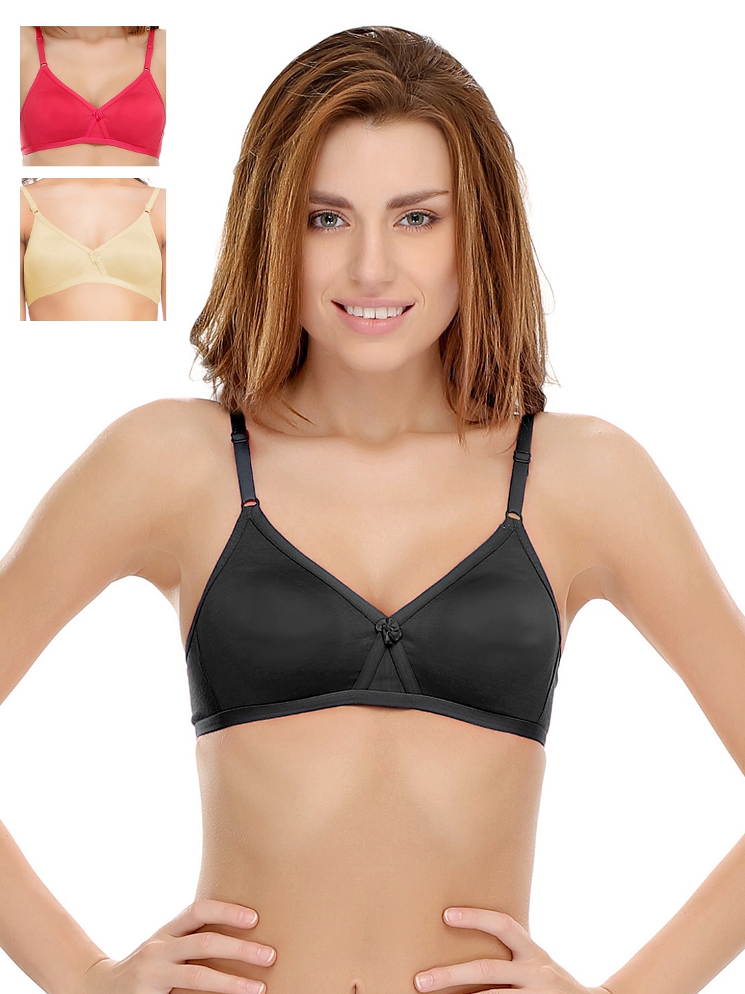 

Clovia Pack Of 2 Bra, Black