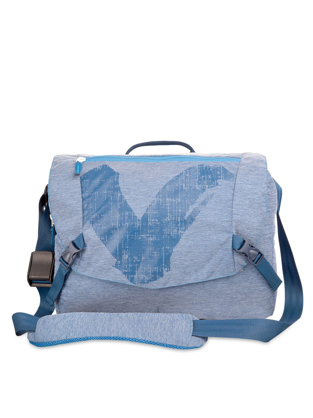

Wildcraft Men Blue Melange Messenger Bag