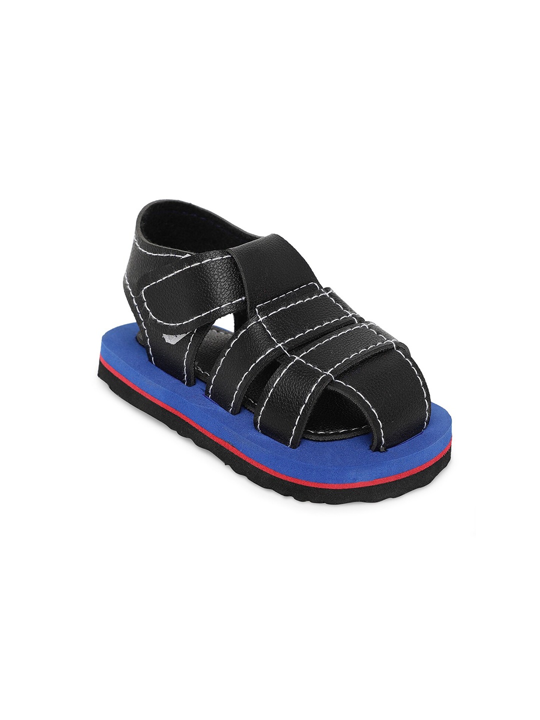 

CHiU Unisex Kids Black & Blue Fisherman Sandals
