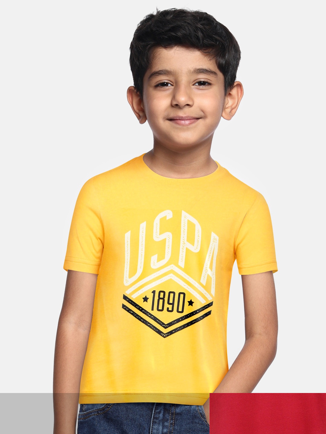 

U.S. Polo Assn. Kids Boys Assorted Pack of 2 Printed T-shirts