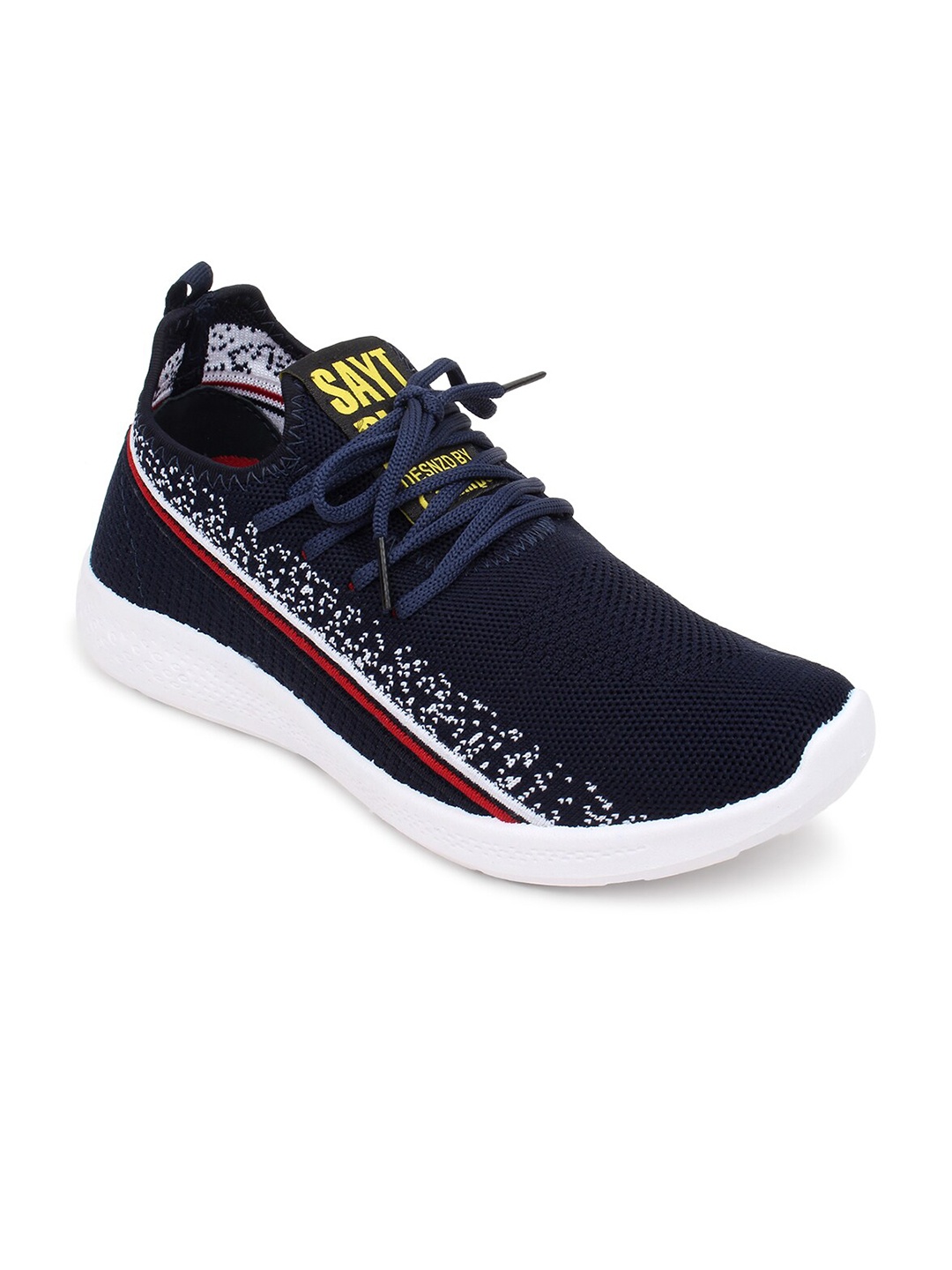 

Champs Men Navy Blue Textile Running Shoes