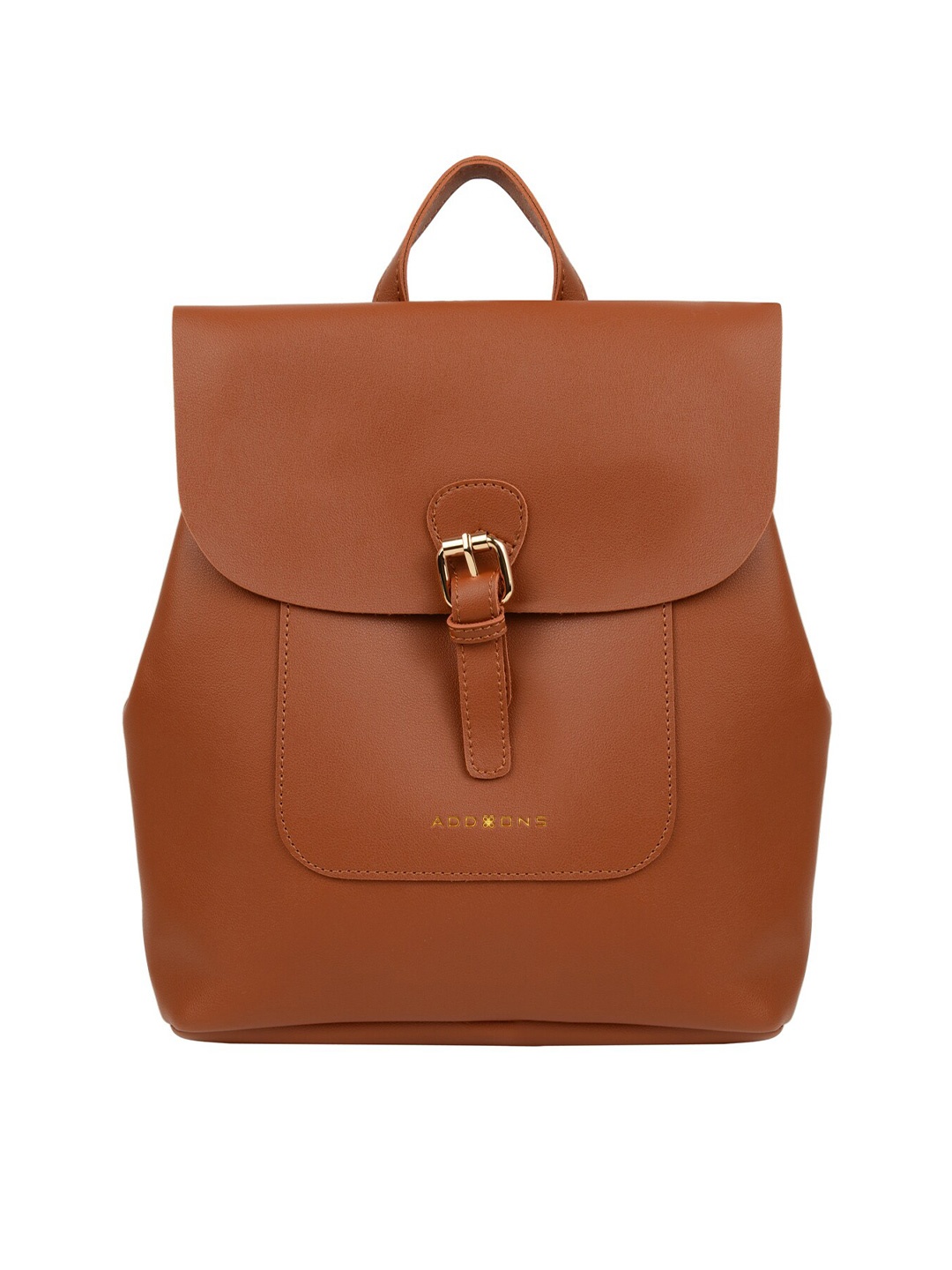 

Addons Women Brown Solid Backpack