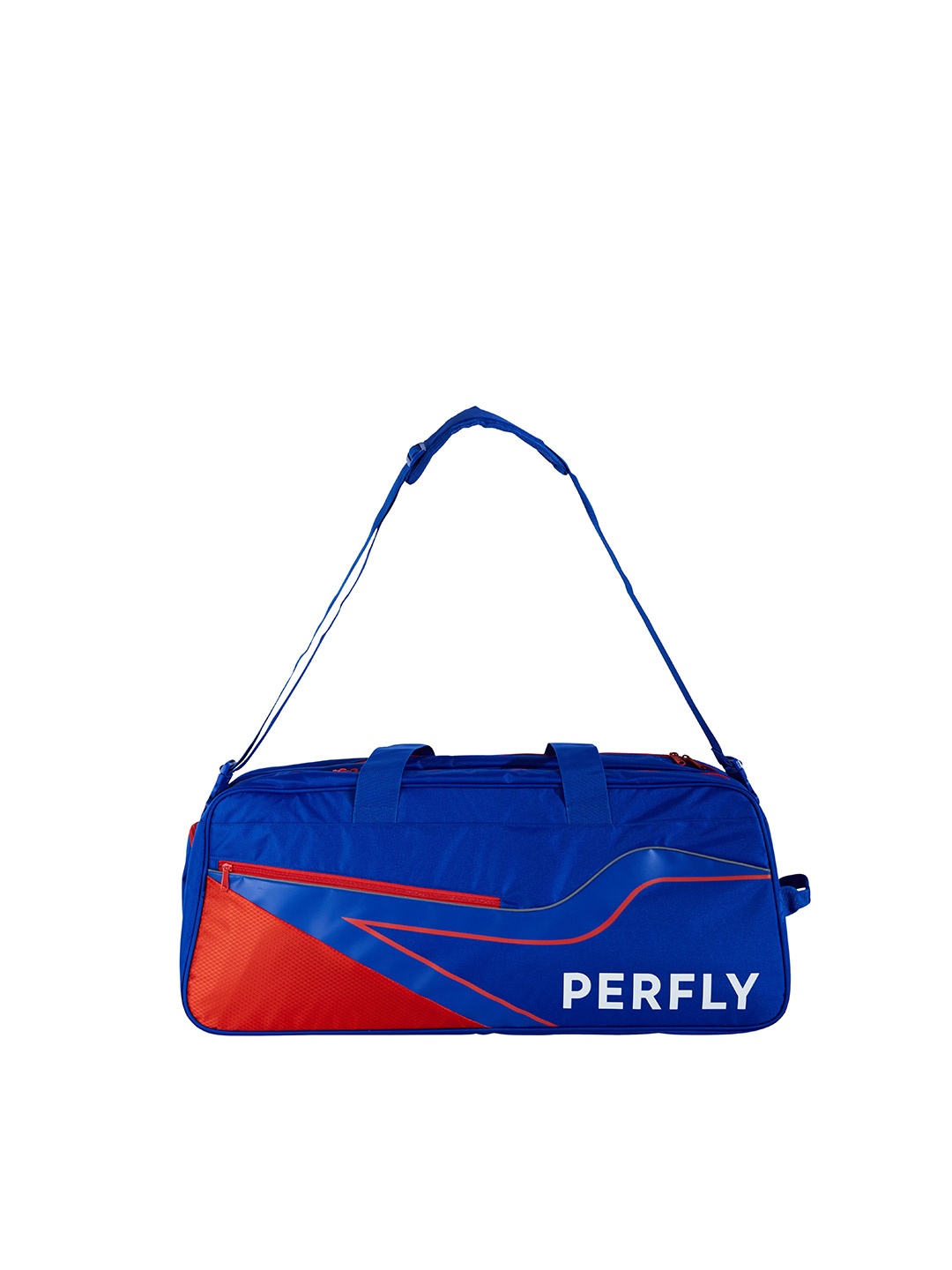 

PERFLY By Decathlon Blue & Coral Colour-blocked Badminton Bag