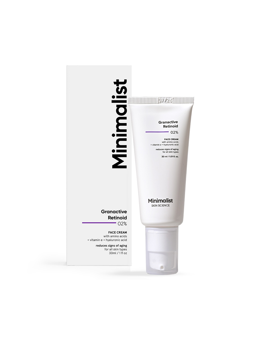 

Minimalist 2% Retinoid Anti Aging Night Cream - 30 ml, Black