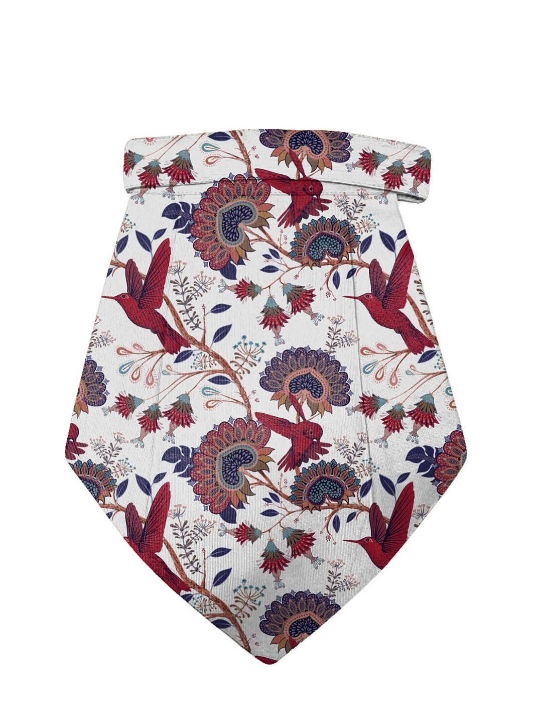 

Blacksmith White & Red Printed Cravat