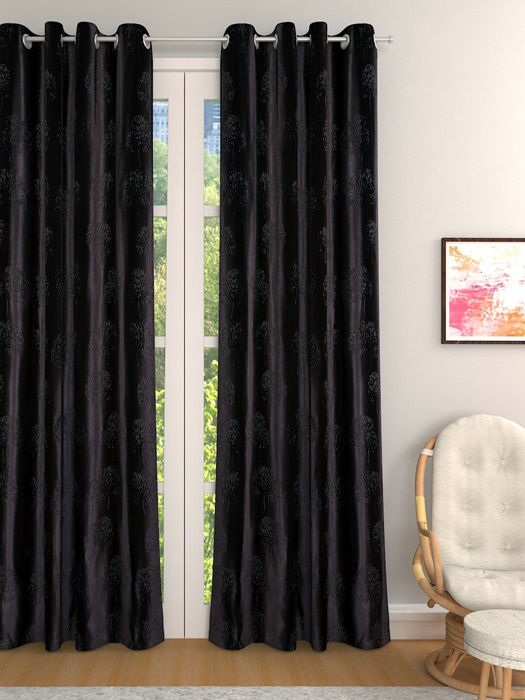 

ROMEE Coffee Brown Single Room Darkening Curtain