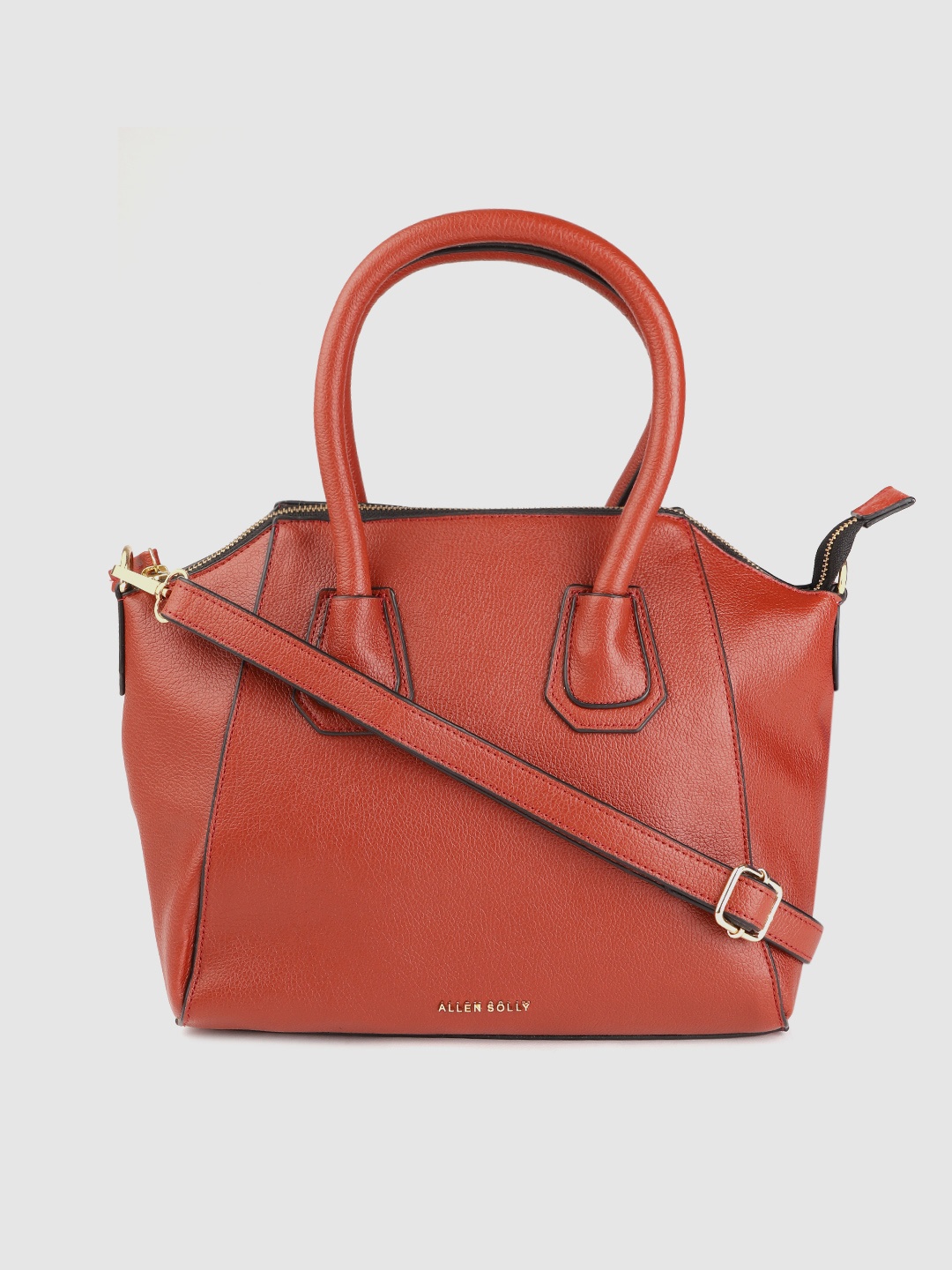 

Allen Solly Red Structured Handheld Bag