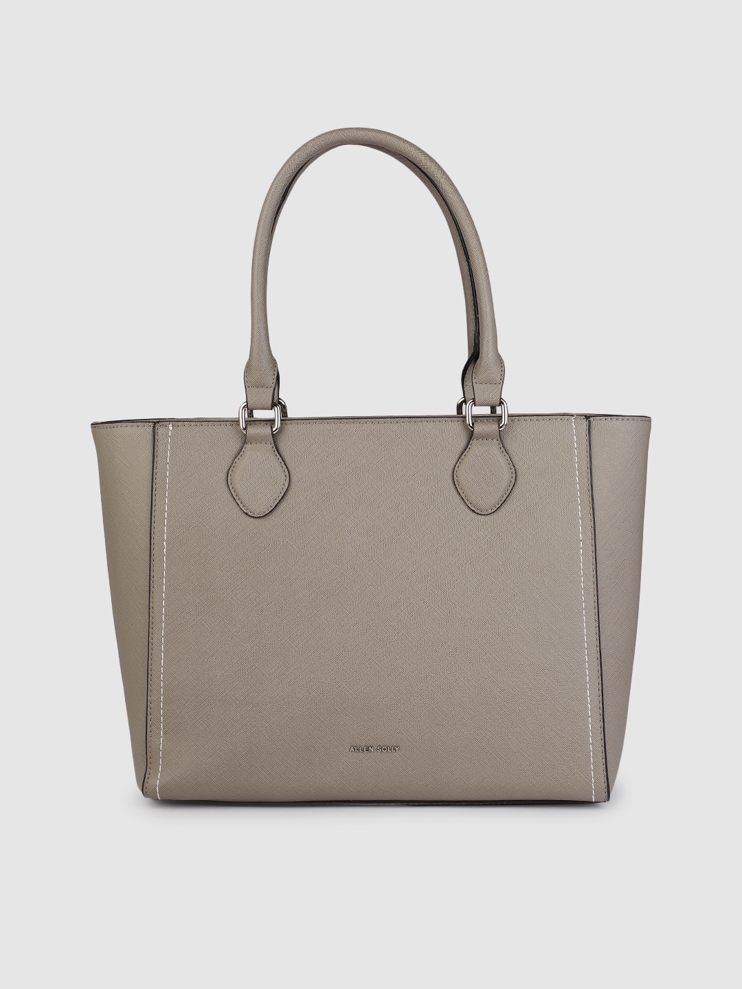 

Allen Solly Grey Structured Handheld Bag