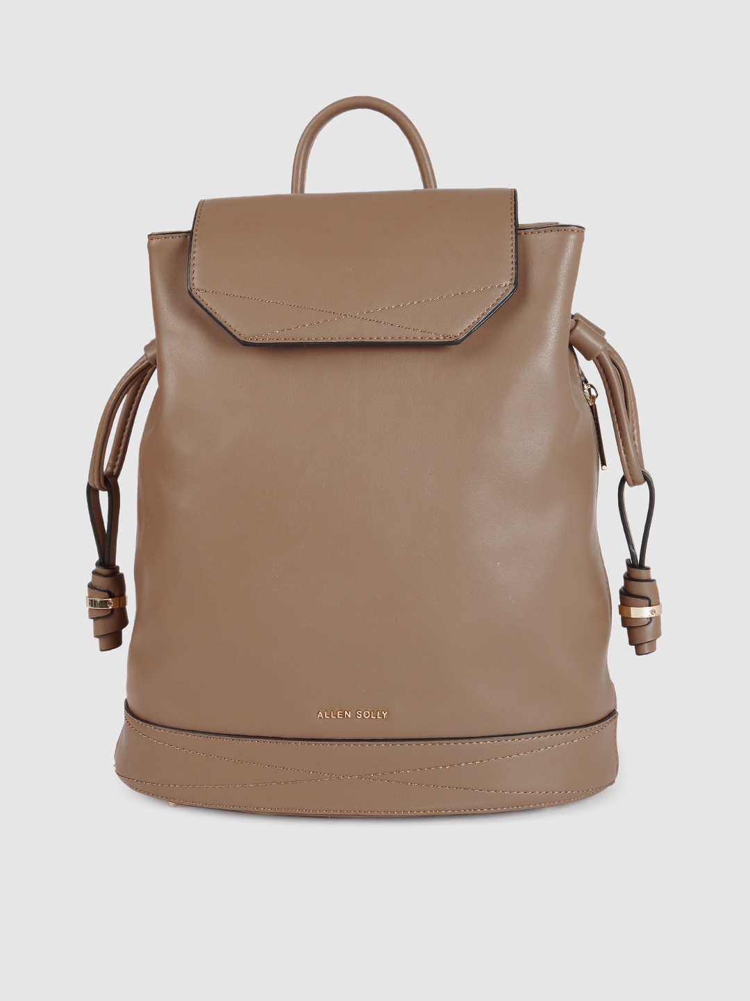 

Allen Solly Women Tan Solid Backpack