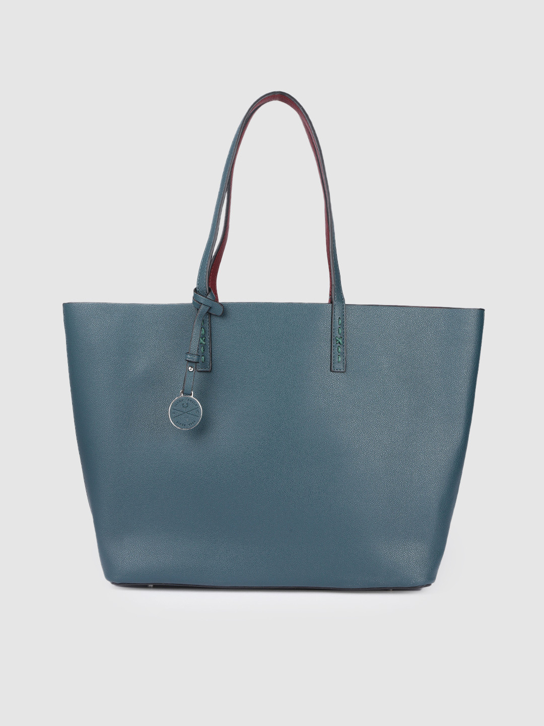 

Allen Solly Blue Shopper Tote Bag with Pouch