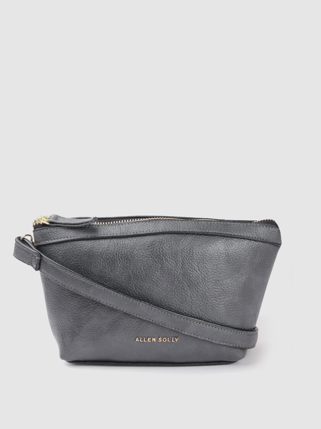 

Allen Solly Charcoal Grey Solid Sling Bag