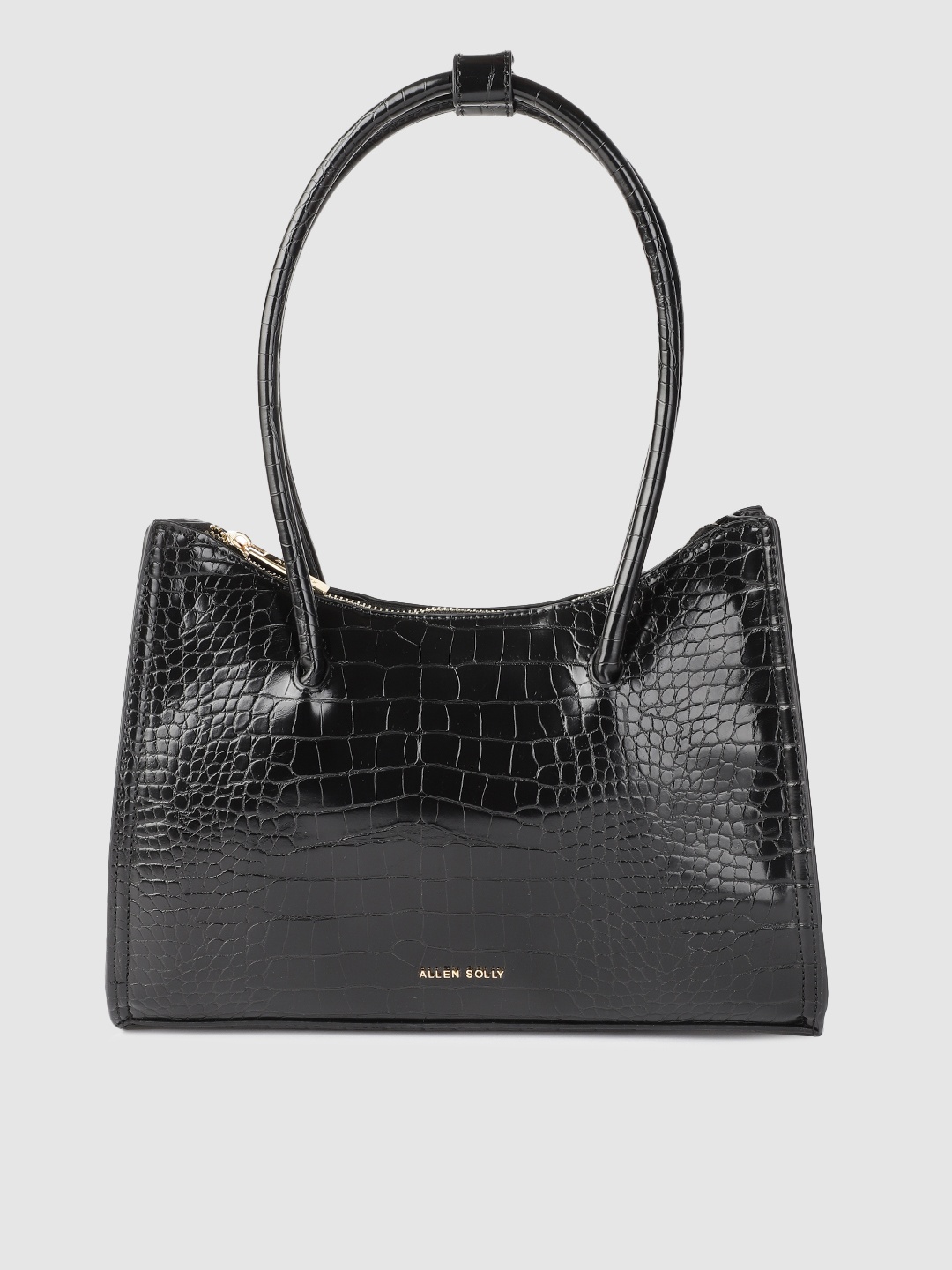 

Allen Solly Black Animal Textured Shoulder Bag