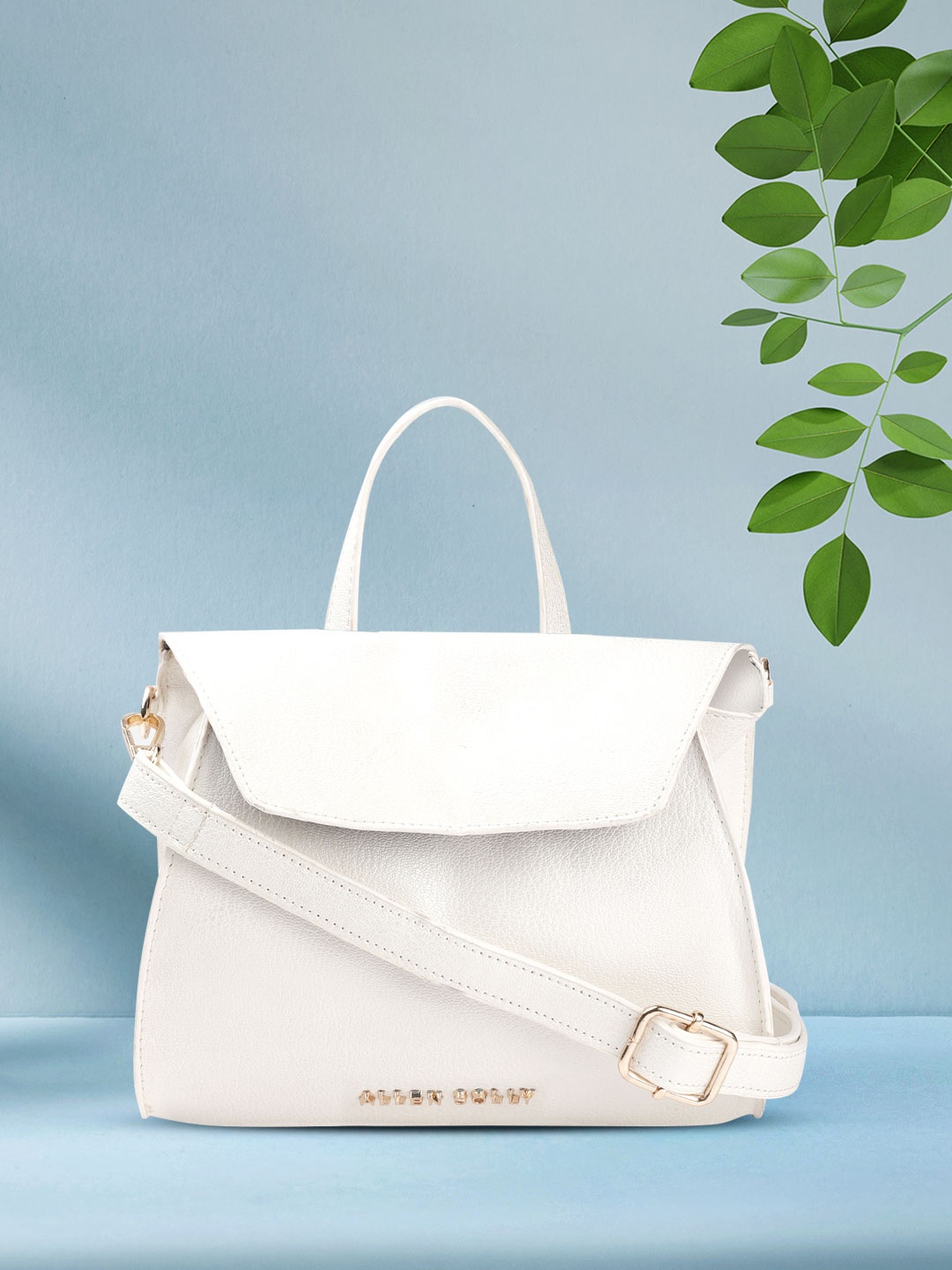 

Allen Solly White Solid Satchel