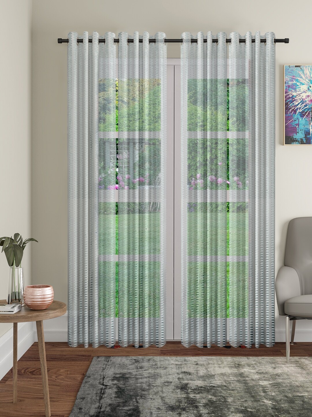 

Cortina Unisex Grey Curtains and Sheers