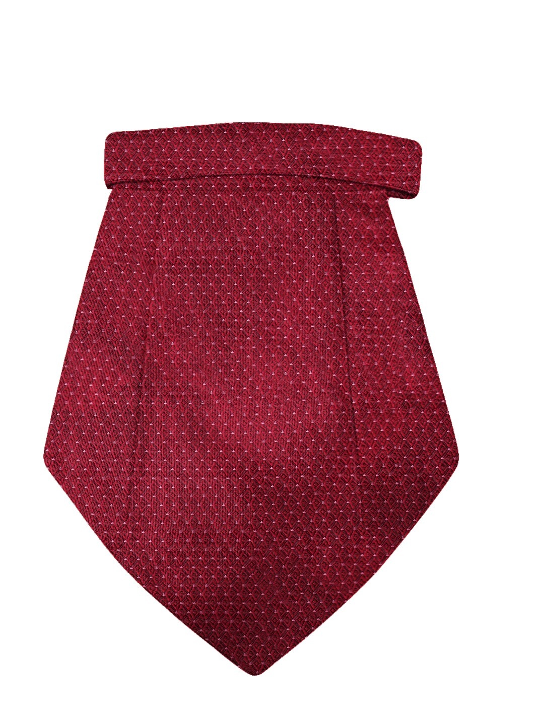 

Blacksmith Maroon Woven Design Cravat