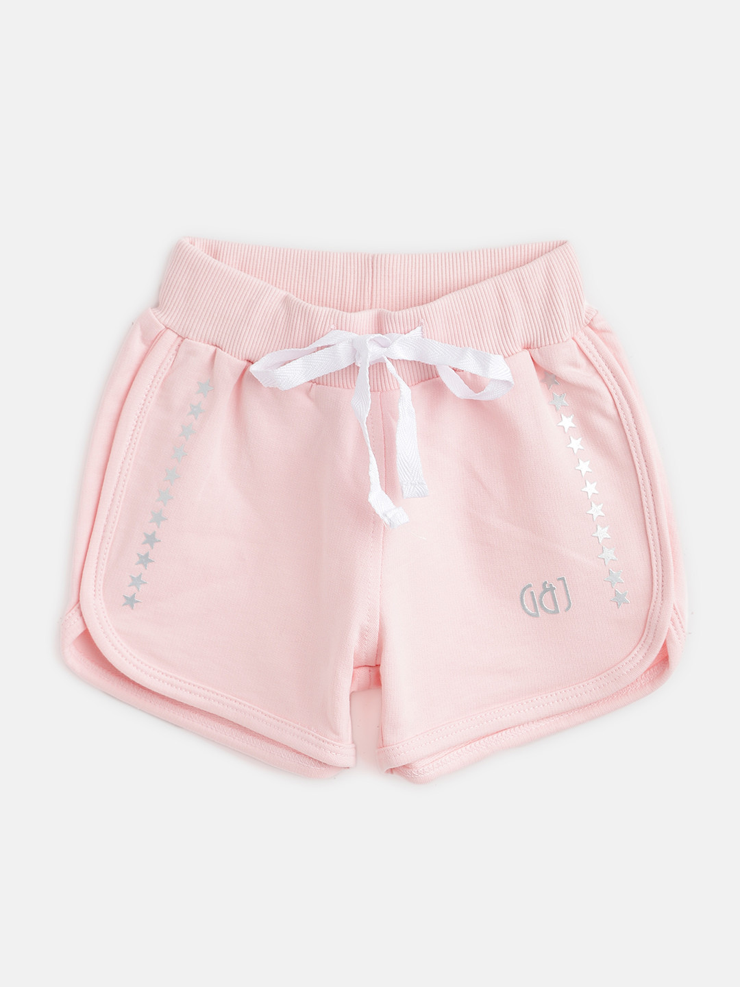 

Gini and Jony Girls Pink Solid Regular Fit Cotton Shorts
