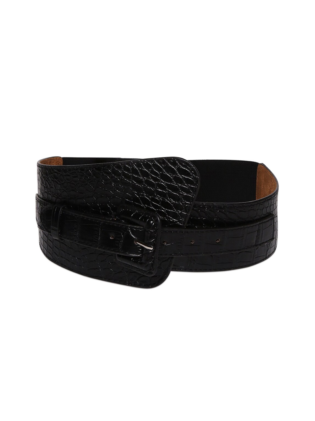 

20Dresses Women Black Textured Belt