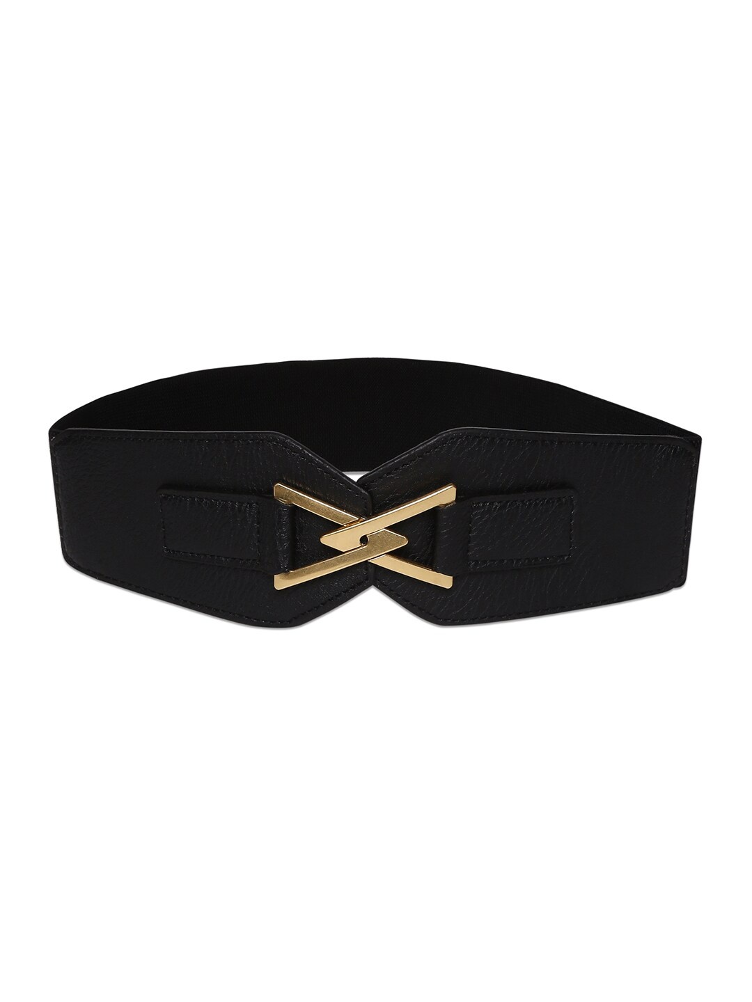 

20Dresses Women Black Textured Belt