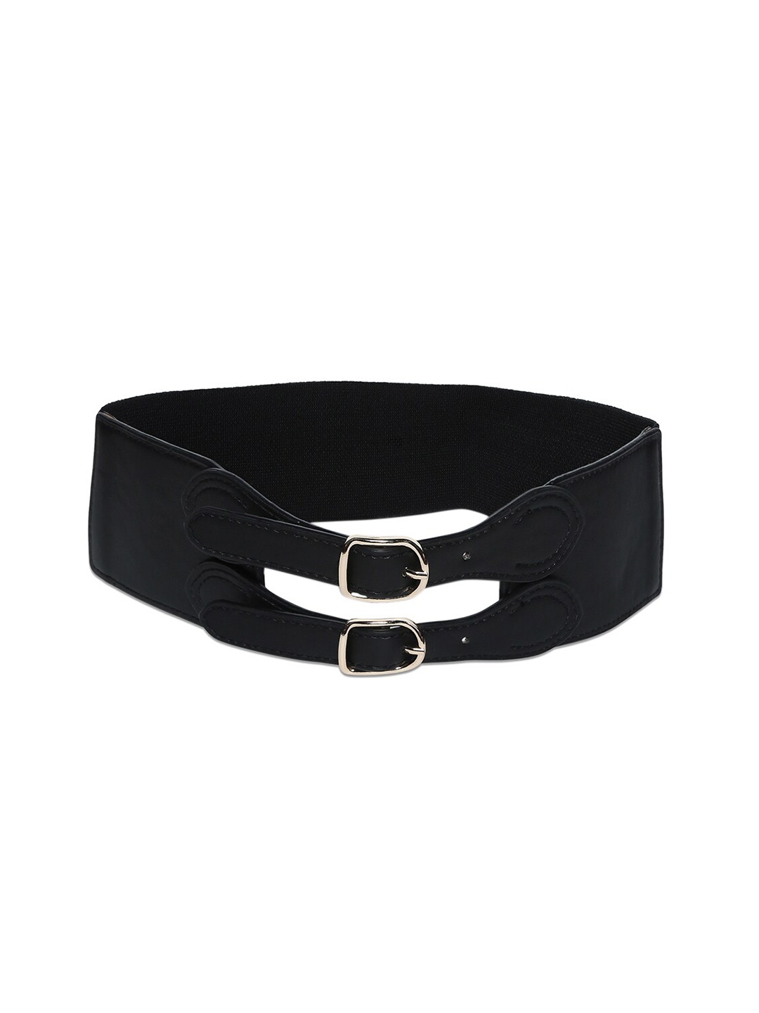 

20Dresses Women Black Textured Belt