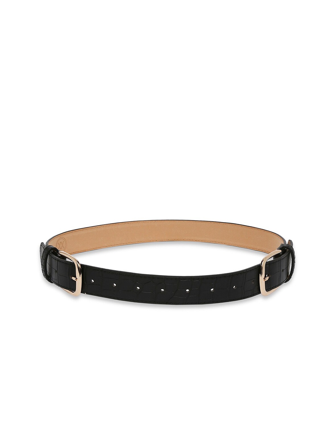 

20Dresses Women Black Textured Belt
