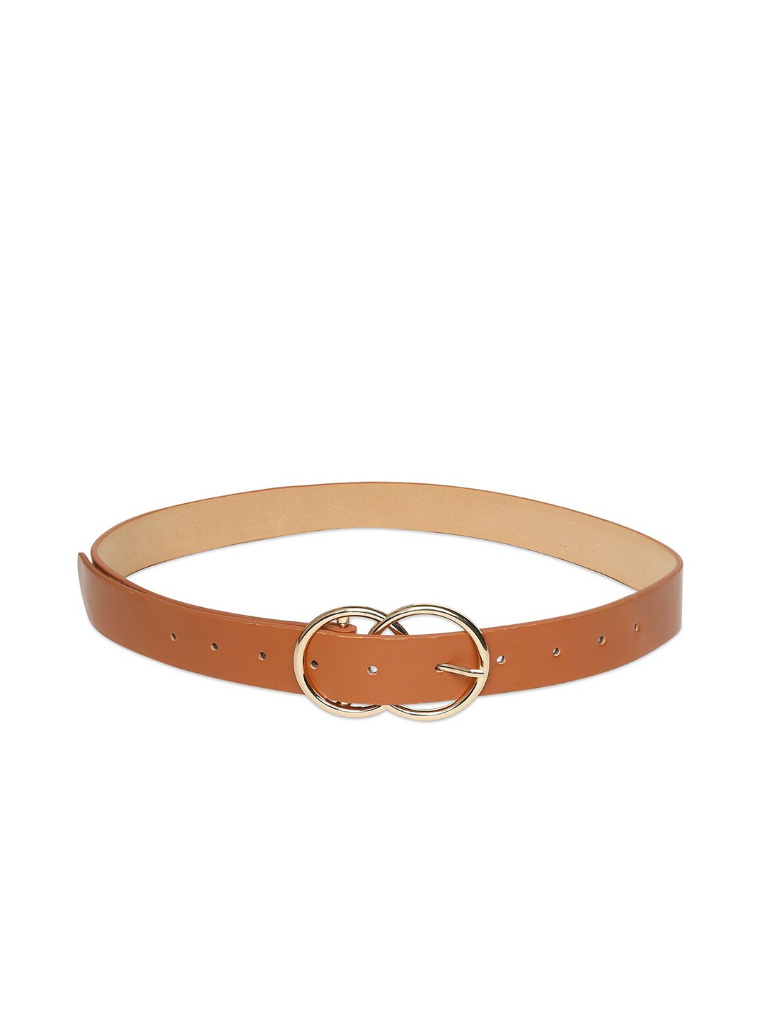 

20Dresses Women Brown & Gold-Toned Solid Belt