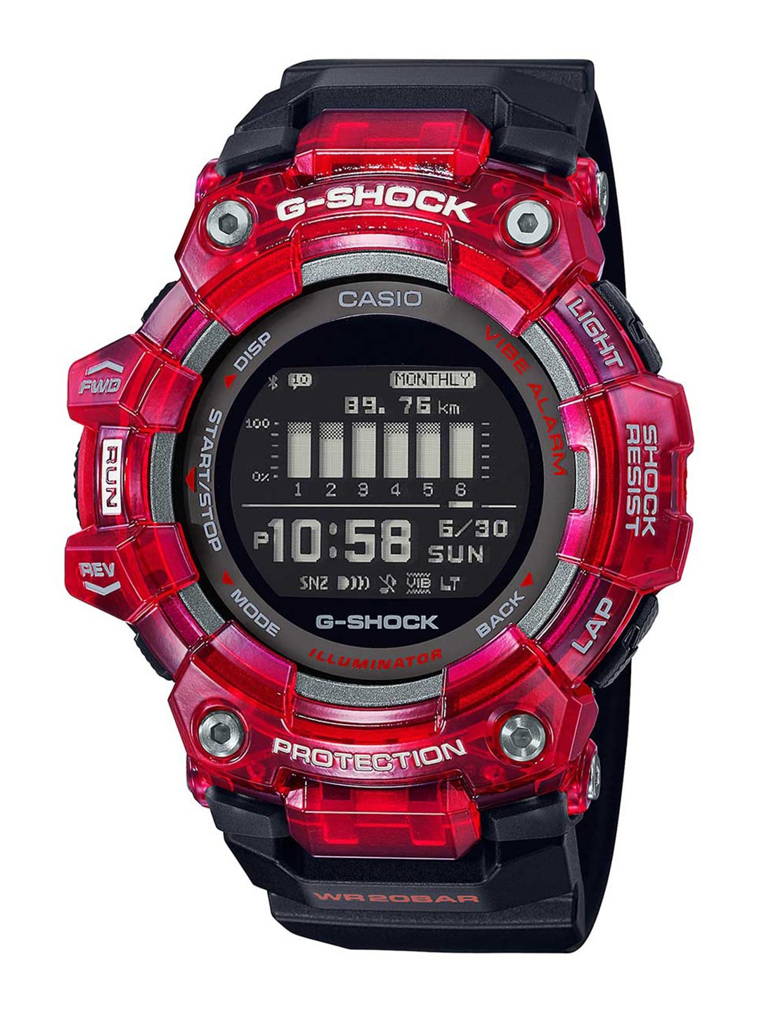 

CASIO Men Black Digital G-Shock Watch GBD-100SM-4A1DR