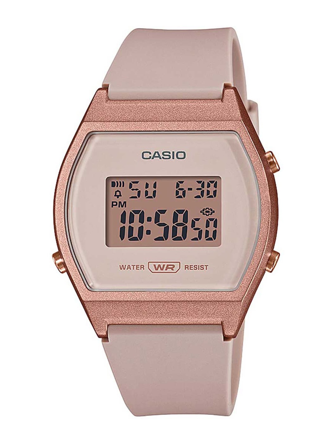 

CASIO Vintage LW-204-4ADF Rose Gold Digital Dial Pink Resin Strap D213
