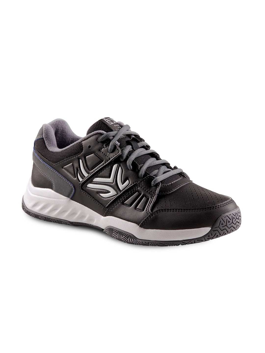 

Artengo By Decathlon Men Black Synthetic Multi Court Tennis Shoes