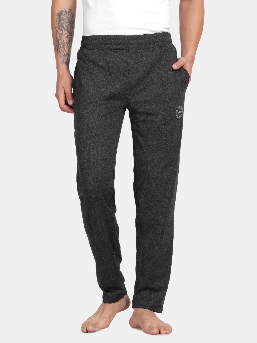 

Pepe Jeans Men Charcoal Grey Solid Lounge Pants
