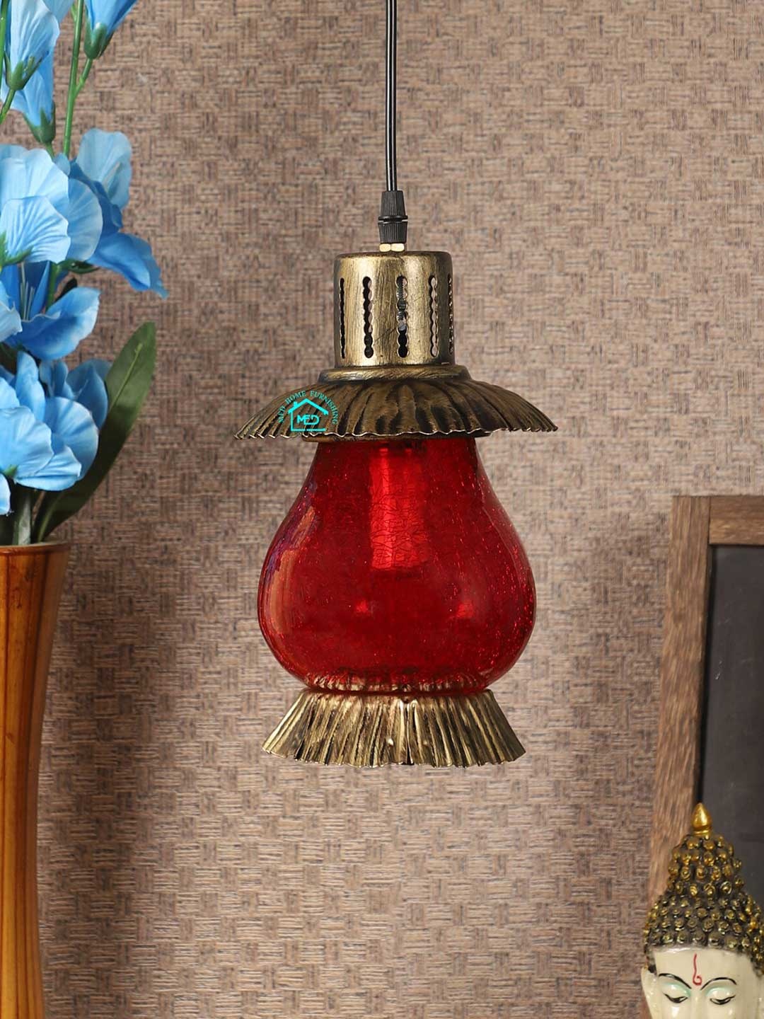 

MFD HOME FURNISHING Unisex Copper Self Design Lantern