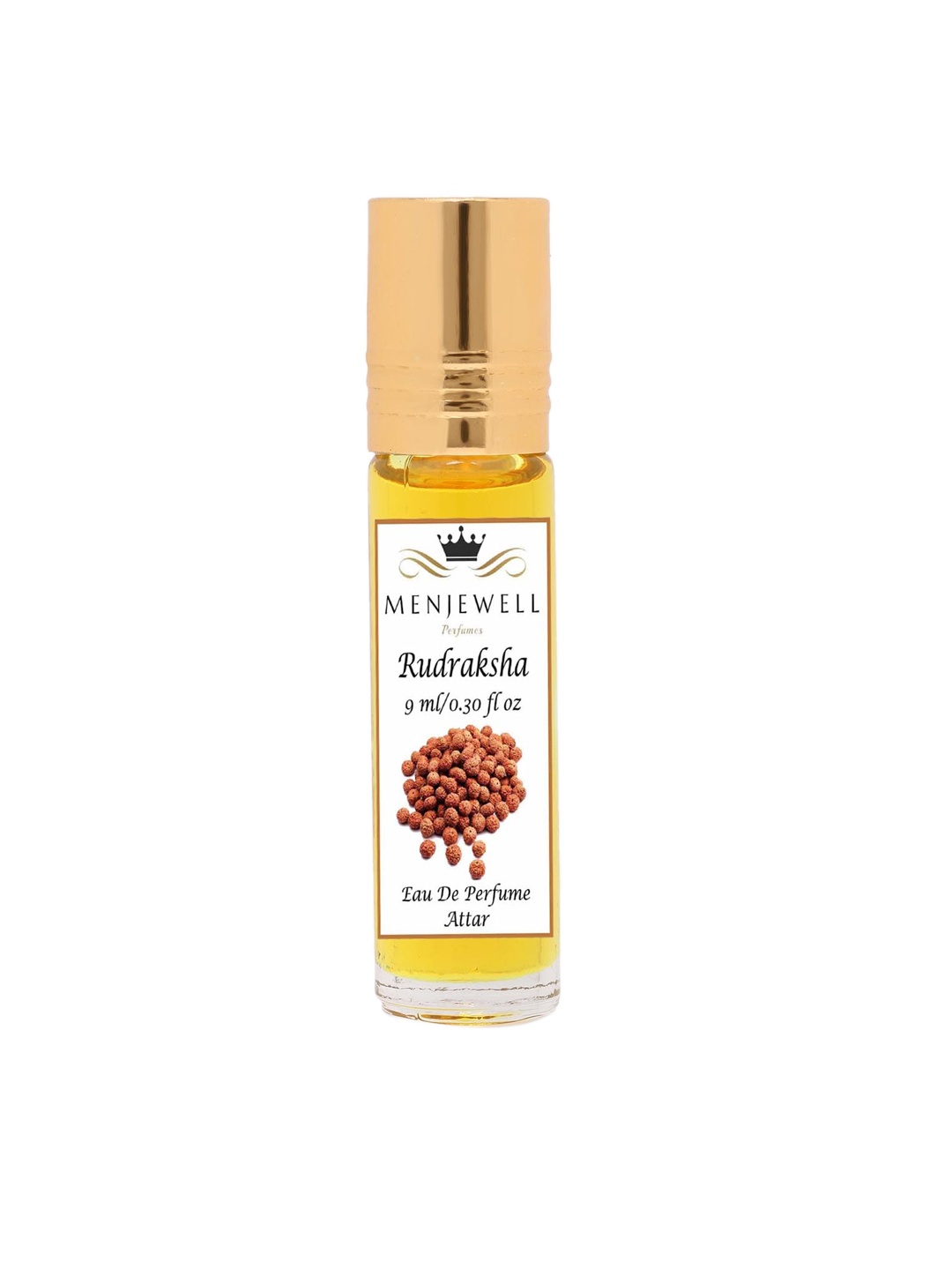 

Menjewell Fragrances Rudraksha Attar Perfume 9 ml, Transparent