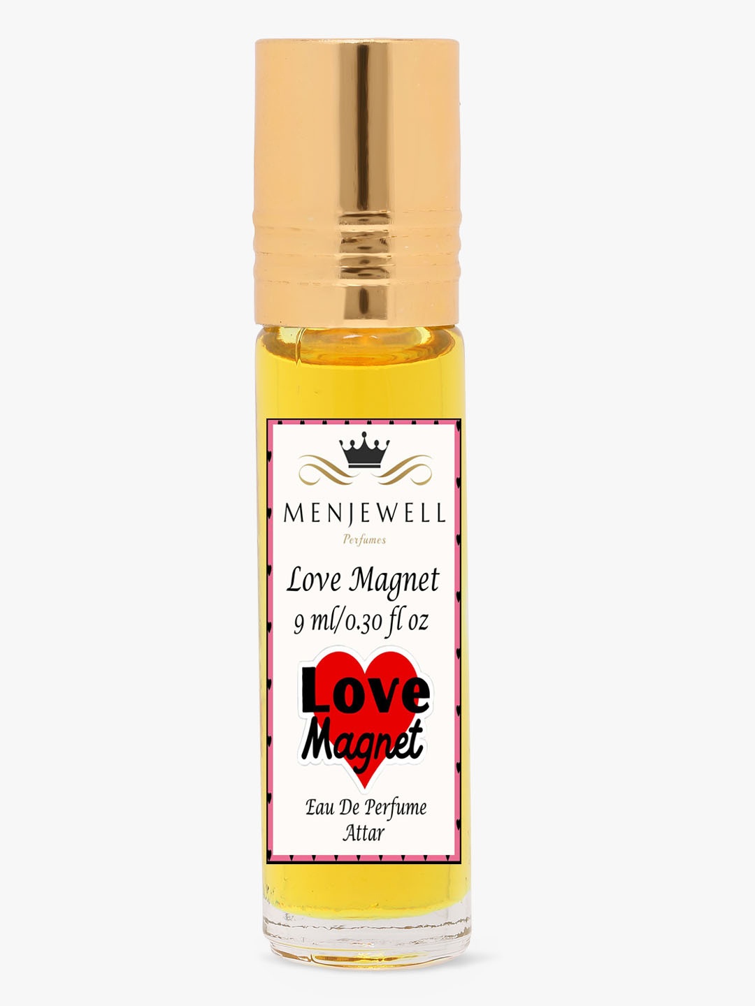 

Menjewell Fragrances Love Magnet Attar Perfume 9 ml, Transparent
