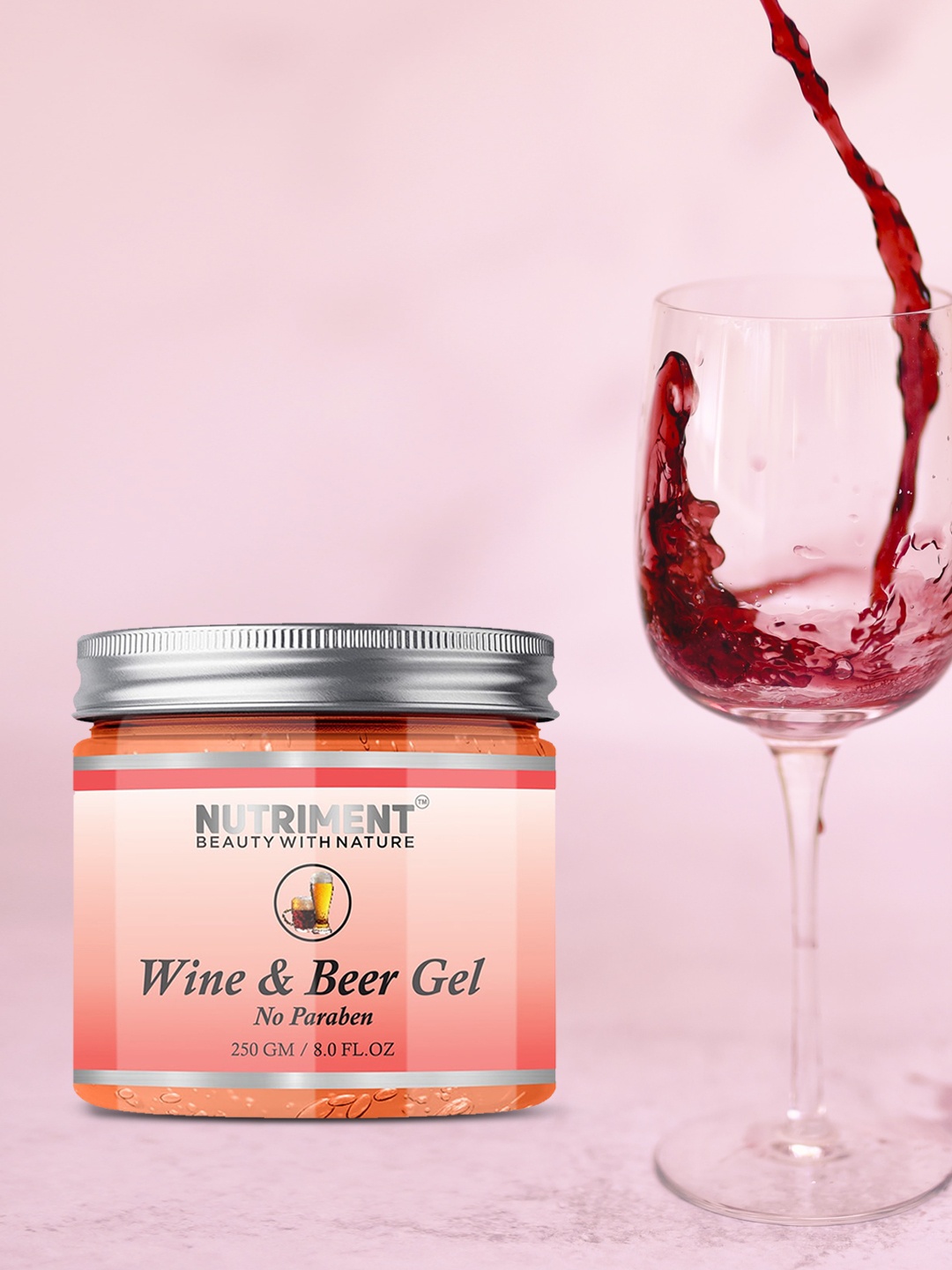 

Nutriment Wine and Beer Gel, 250gm (Pack of 2), Transparent