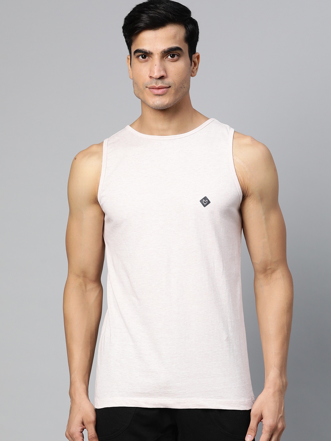 

Almo Wear Men Pink Solid Organic Cotton Innerwear Vest