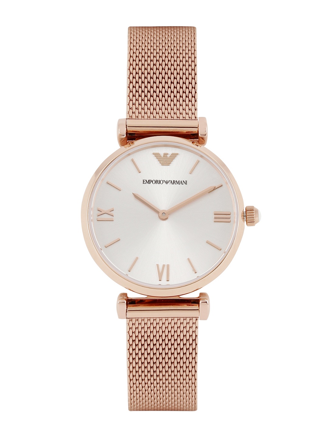 

Emporio Armani Women Silver-Toned Dial Watch AR1956